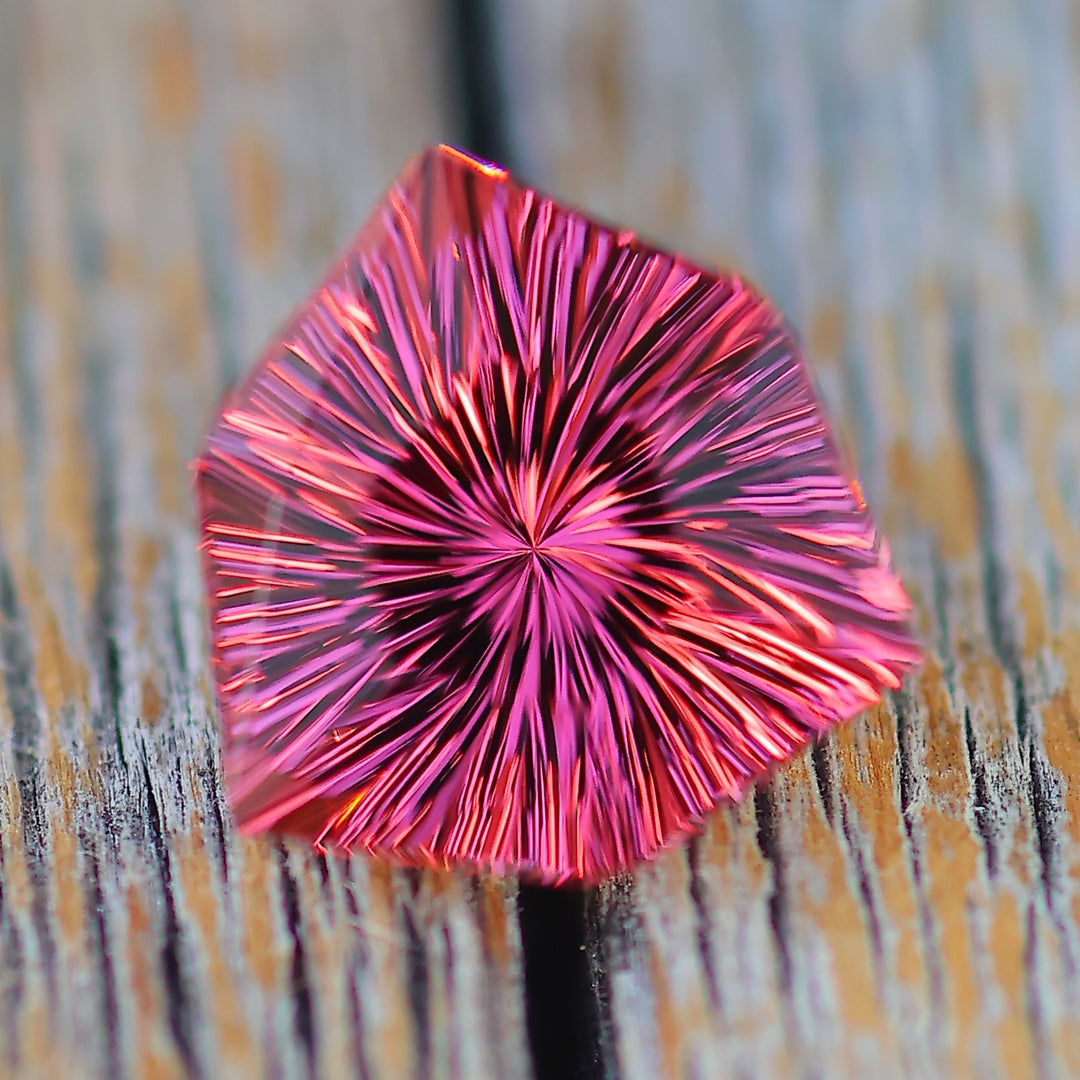 2.5 Carat Rose Garnet Trillion - 8.5mm - Esko Universe Cut ™