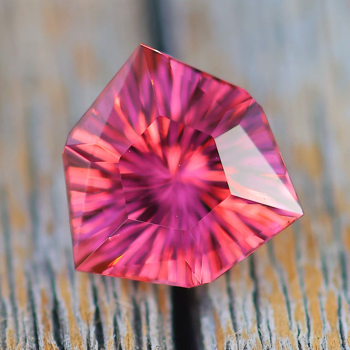 2.5 Carat Rose Garnet Trillion - 8.5mm - Esko Universe Cut ™
