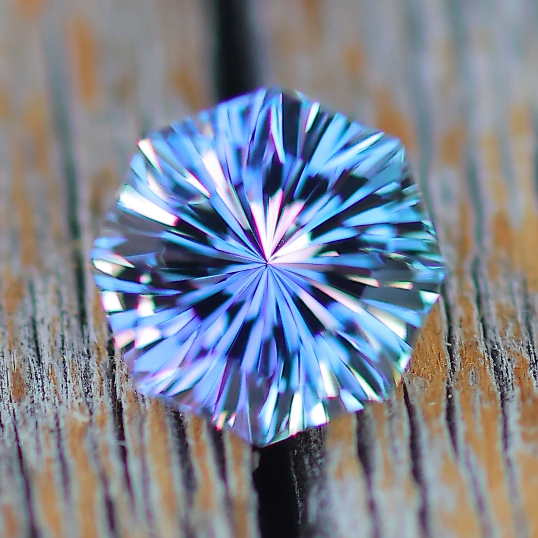 1 Carat Periwinkle/Lavender Tanzanite Octagon - 5.9x6.4mm - Esko Universe Cut ™