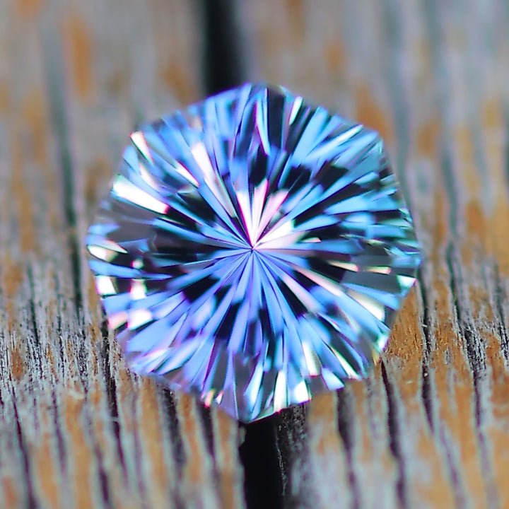 1 Carat Periwinkle/Lavender Tanzanite Octagon - 5.9x6.4mm - Esko Universe Cut ™