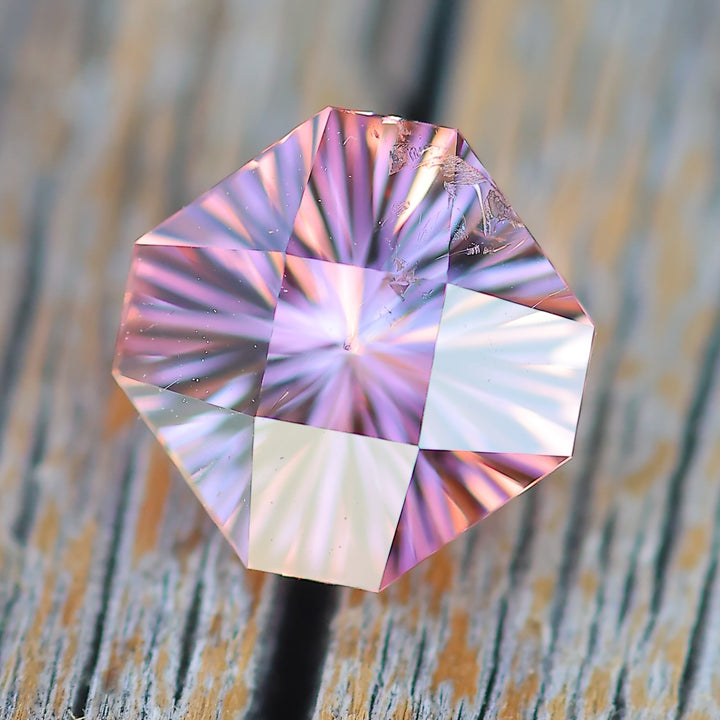 1.61 Carat Light Pink Tourmaline Square Octagon - 6.96x7.8mm - Esko Universe Cut ™
