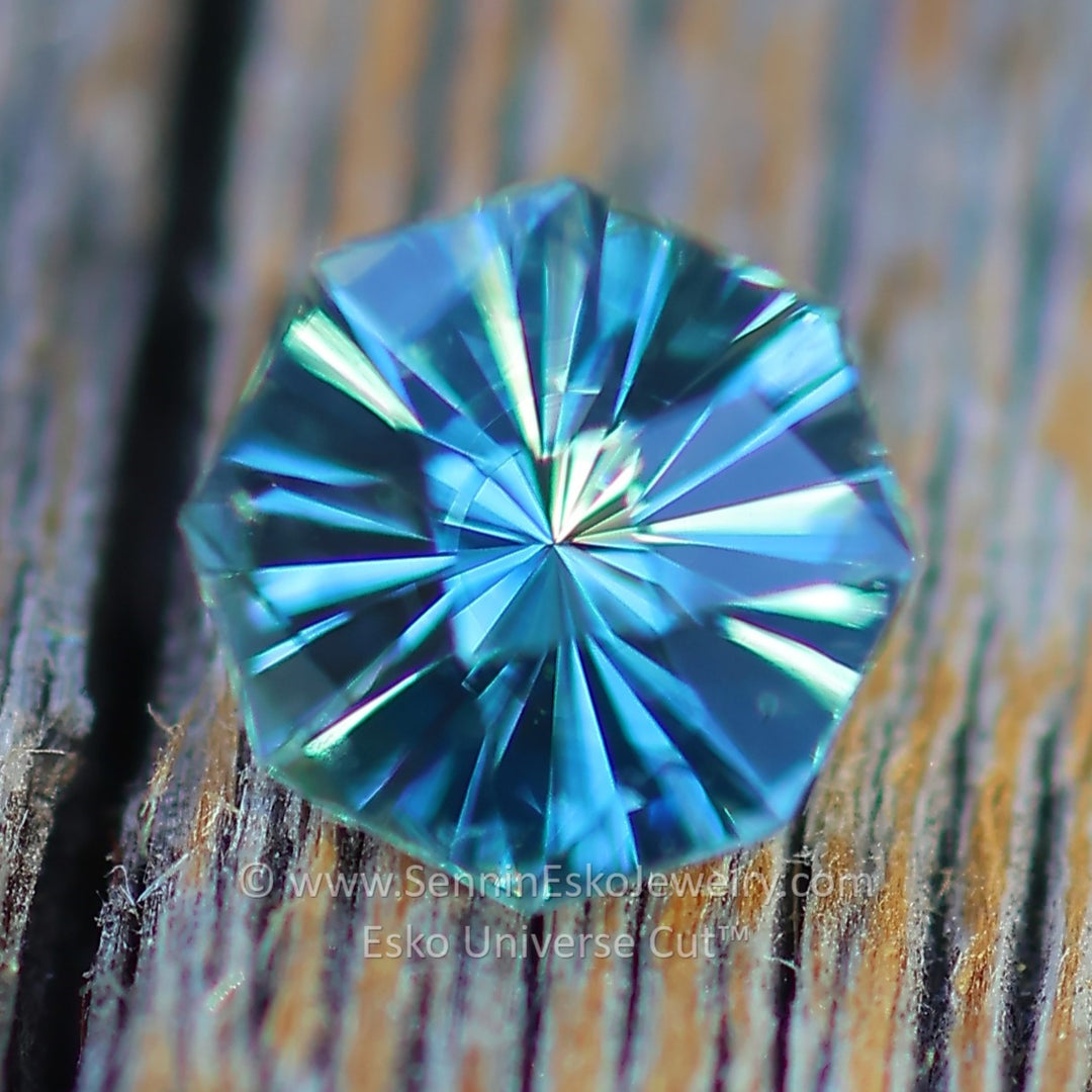 0.57 Carat Parti Sapphire Octagon - 4.8x5mm - Esko Universe Cut ™