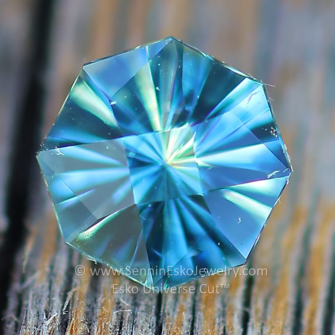 0.57 Carat Parti Sapphire Octagon - 4.8x5mm - Esko Universe Cut ™