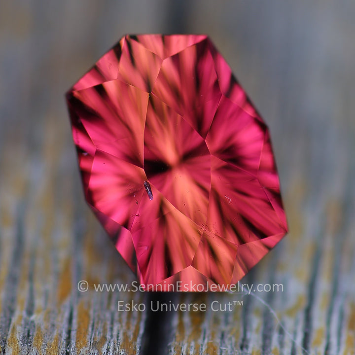 3.1 Carat Rubellite Tourmaline Long Cushion - 10.4x7.4mm - Esko Universe Cut ™