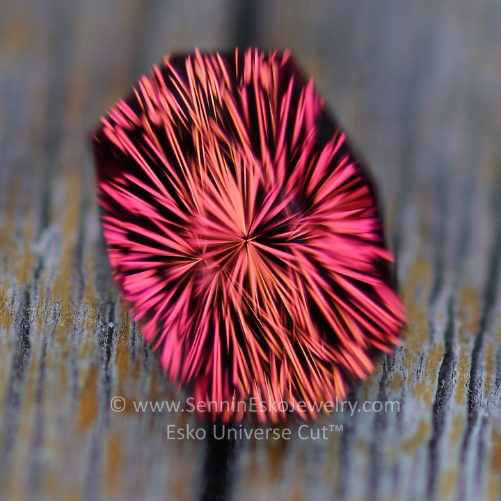 3.1 Carat Rubellite Tourmaline Long Cushion - 10.4x7.4mm - Esko Universe Cut ™