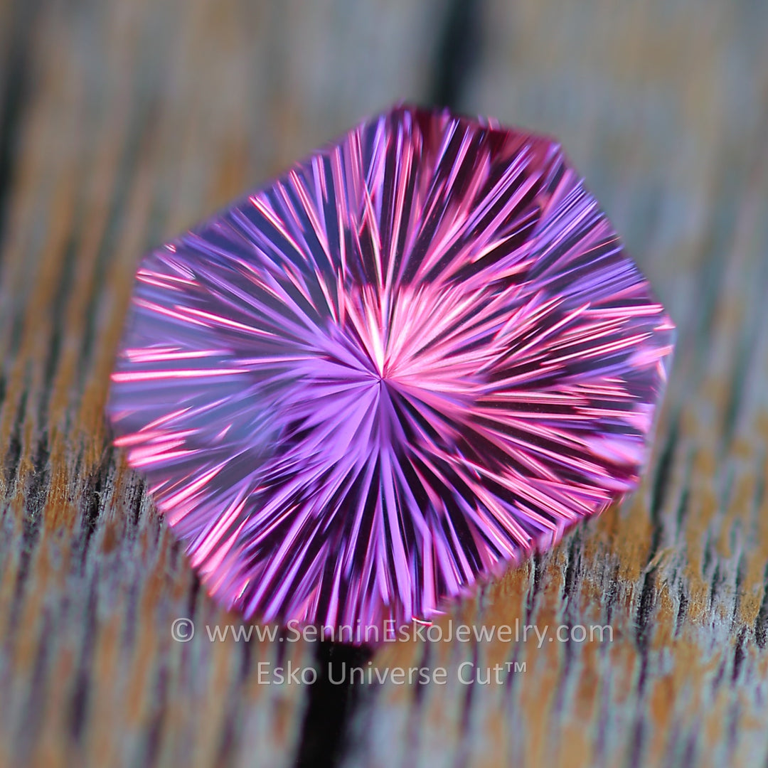 3.8 Carat Electric Pink Garnet Octagon - 9.5x8.2mm - Esko Universe Cut ™