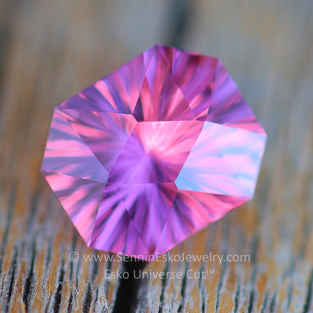 3.8 Carat Electric Pink Garnet Octagon - 9.5x8.2mm - Esko Universe Cut ™
