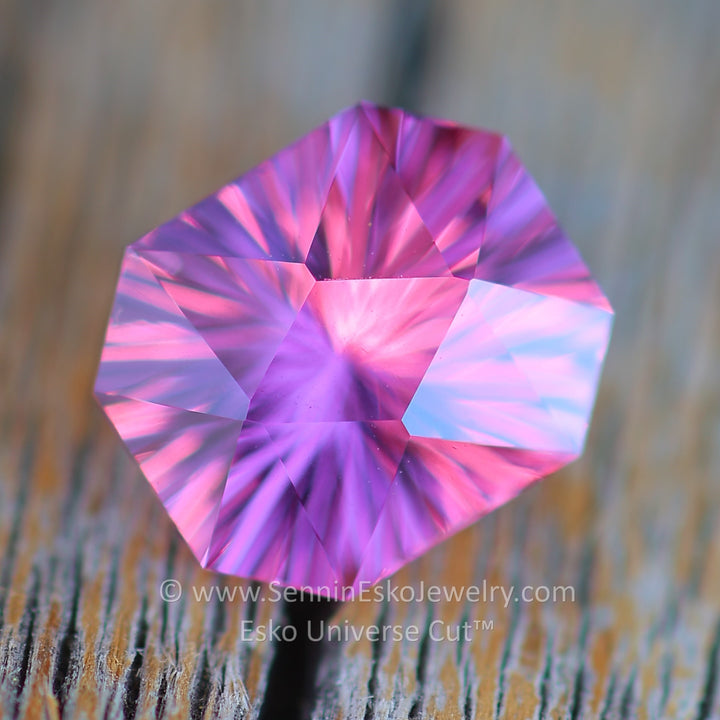 3.8 Carat Electric Pink Garnet Octagon - 9.5x8.2mm - Esko Universe Cut ™