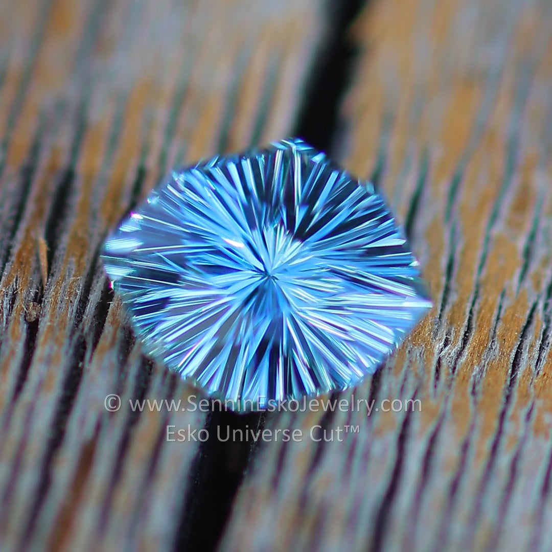 0.88 Carat True Blue Sapphire Octagon - 6.7x5.5mm - Esko Universe Cut ™