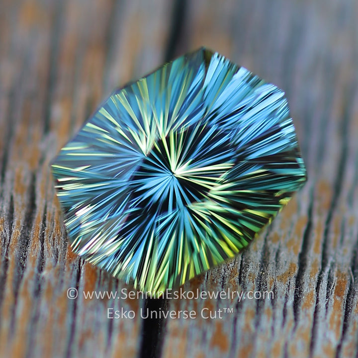 3.9 Carat Spring Green Tourmaline Octagon - 10.6x8.3mm - Esko Universe Cut ™