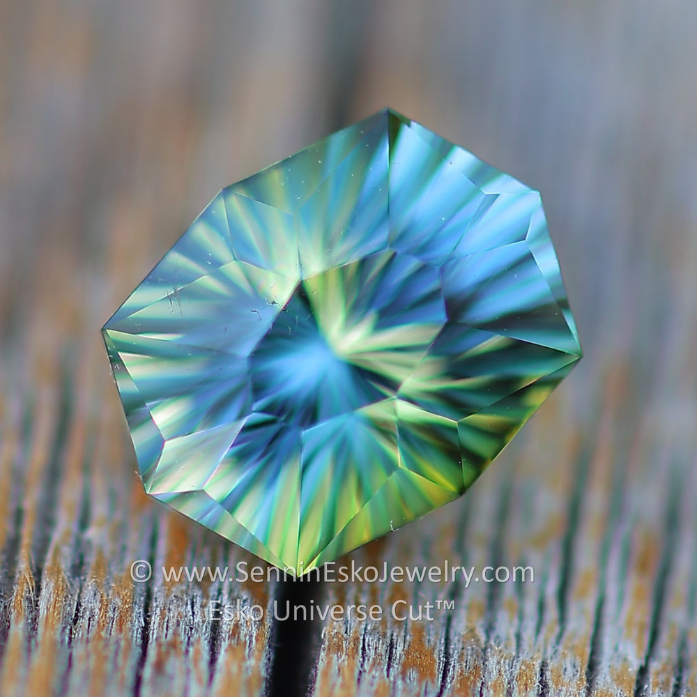 3.9 Carat Spring Green Tourmaline Octagon - 10.6x8.3mm - Esko Universe Cut ™