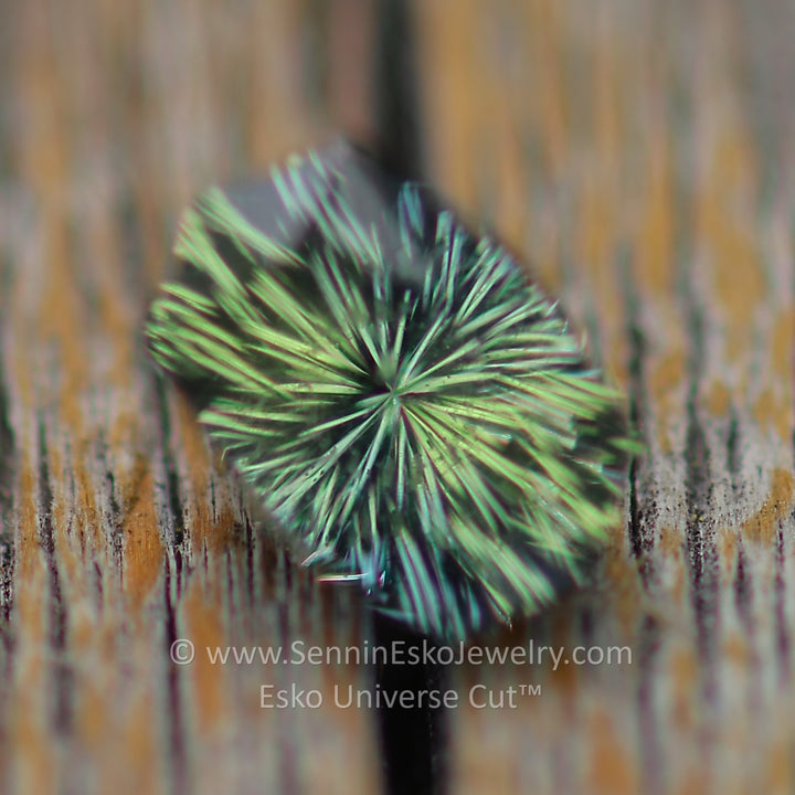 1.44 Carat Blue/Yellow Sapphire Octagon - 7.4x5.1mm - Esko Universe Cut ™