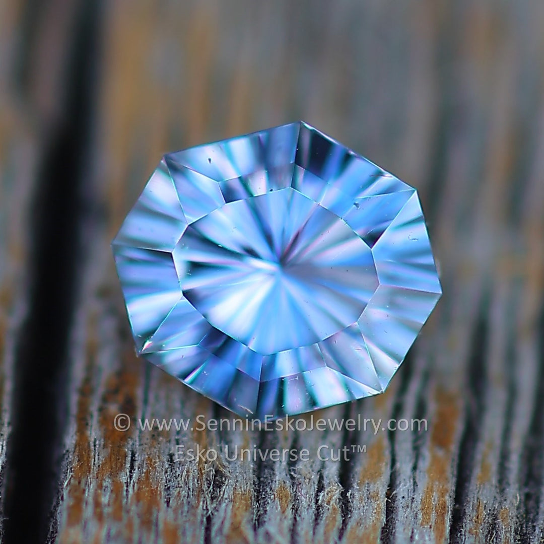 0.84 Carat Blue/Lilac Sapphire Octagon - 6x5.5mm - Esko Universe Cut ™