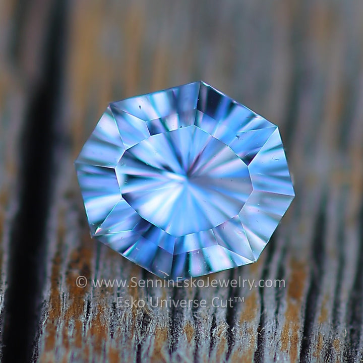 0.84 Carat Blue/Lilac Sapphire Octagon - 6x5.5mm - Esko Universe Cut ™