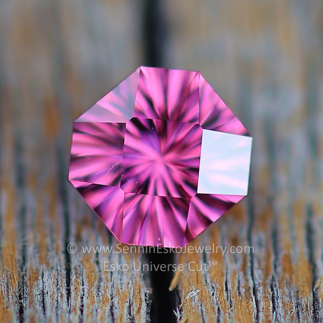 1.2 Carat Electric Pink Garnet Octagon - 6.2x5.8mm - Esko Universe Cut ™