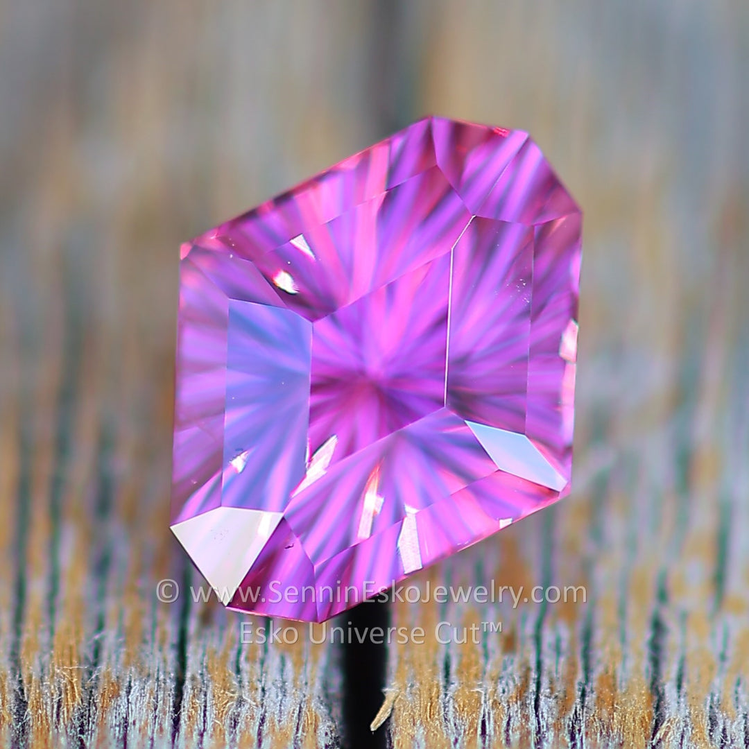 2.8 Carat Electric Pink Garnet Octagon - 10.1x8.2mm - Esko Universe Cut ™