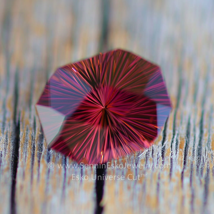 5.8 Carat Rubellite Tourmaline Rectangular Octagon - 11.9x9.4mm - Esko Universe Cut ™
