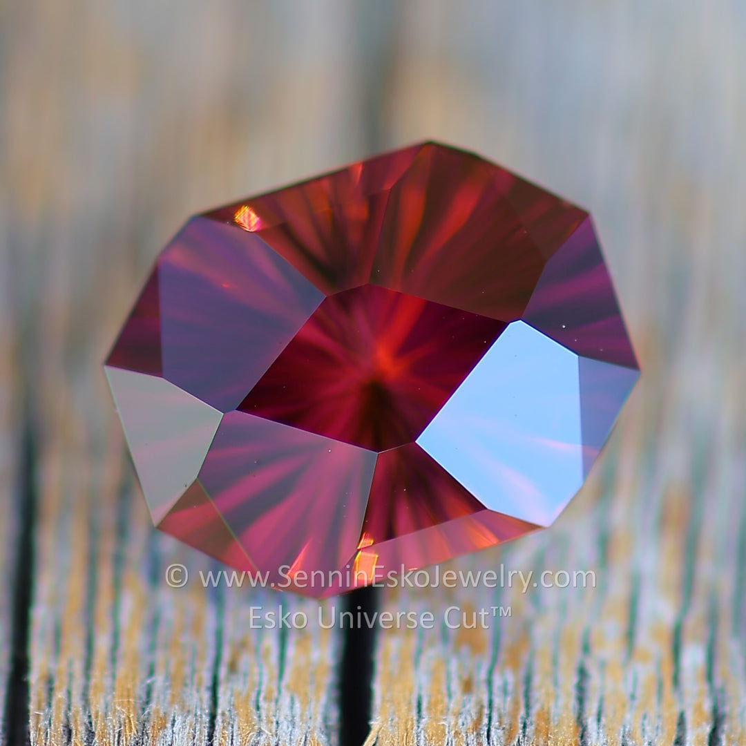 5.8 Carat Rubellite Tourmaline Rectangular Octagon - 11.9x9.4mm - Esko Universe Cut ™