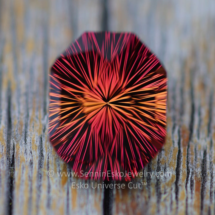 5.8 Carat Rubellite Tourmaline Rectangular Octagon - 11.9x9.4mm - Esko Universe Cut ™
