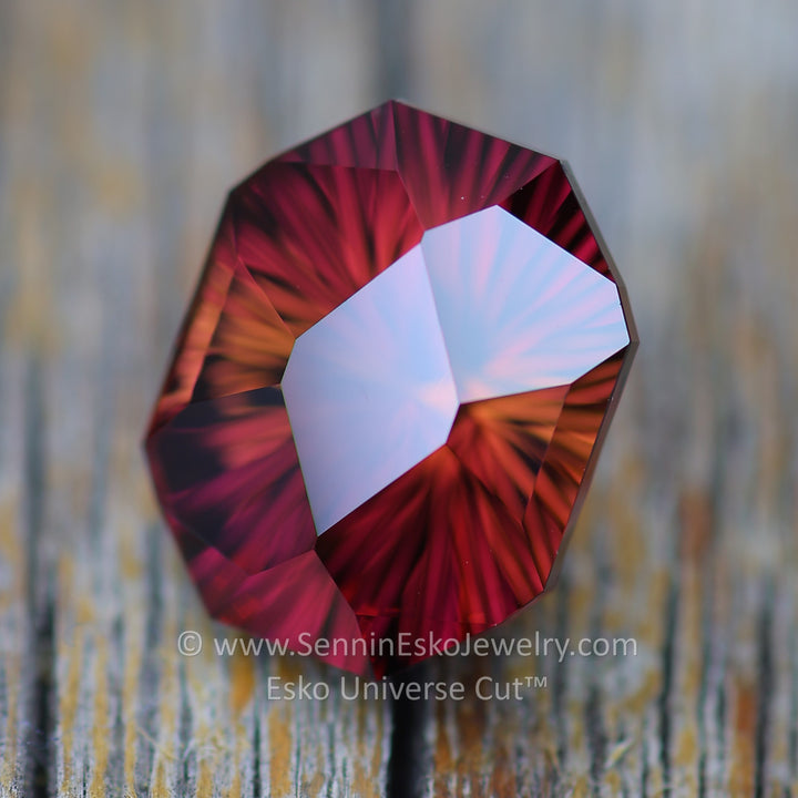 5.8 Carat Rubellite Tourmaline Rectangular Octagon - 11.9x9.4mm - Esko Universe Cut ™
