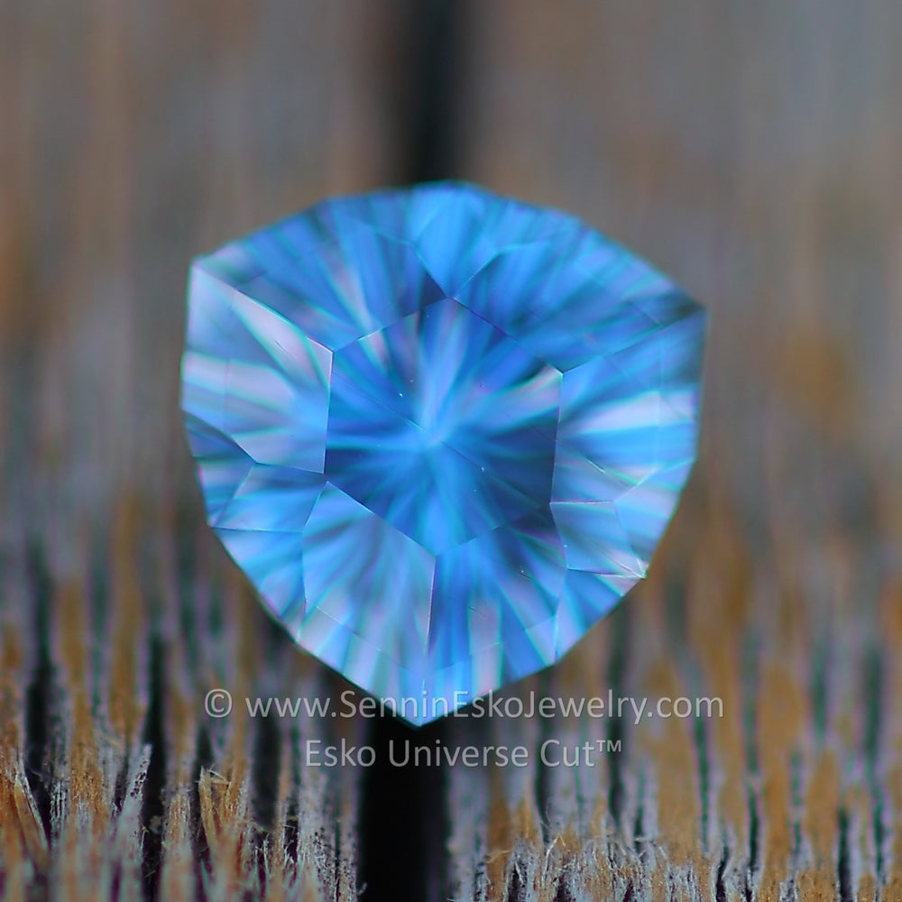 1.2 Carat Violet Sapphire Trillion - 6.6x6.5mm - Esko Universe Cut ™