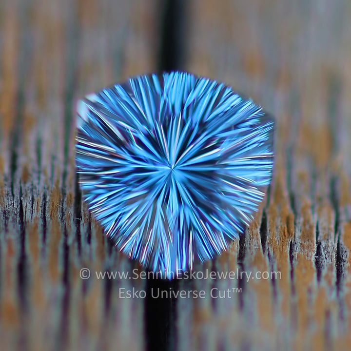 1.2 Carat Violet Sapphire Trillion - 6.6x6.5mm - Esko Universe Cut ™