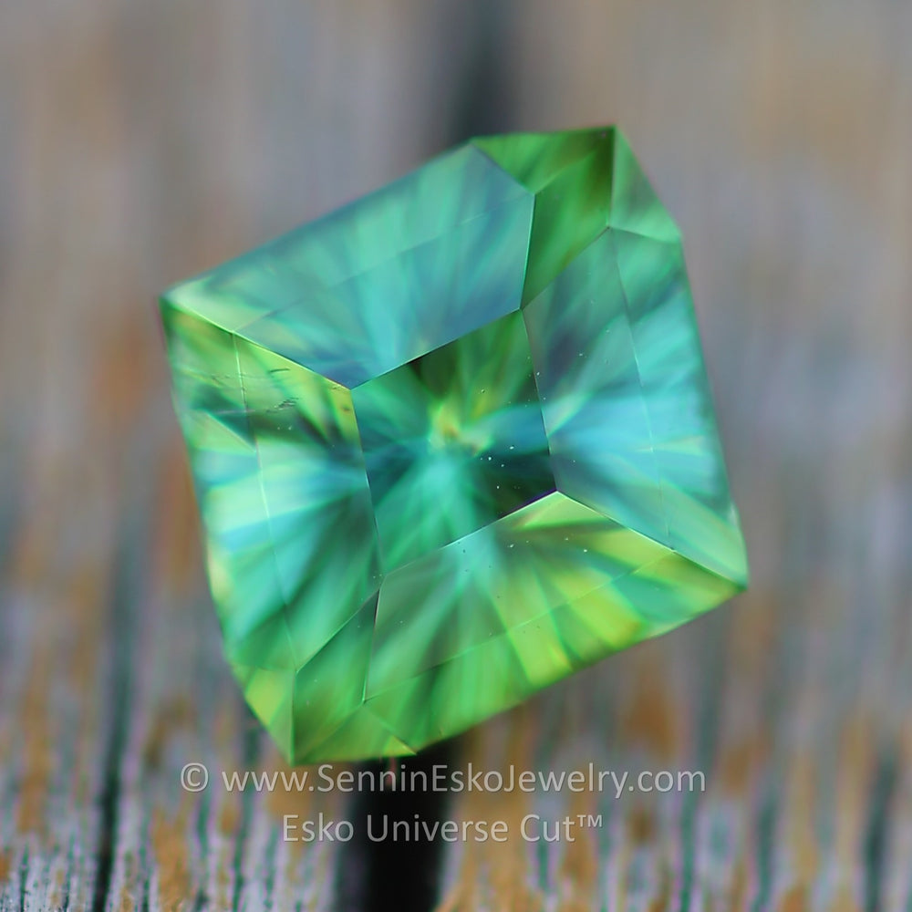 1.3 carat Mint/Olive Green Tourmaline Octagon - 8x7.3mm - Esko Universe Cut ™