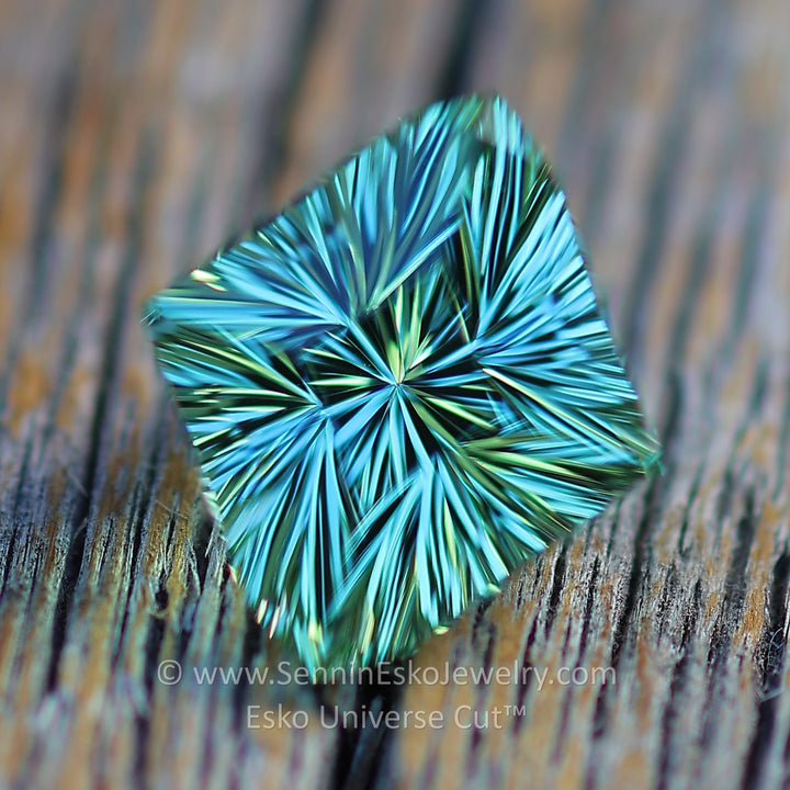 3.33 carat Light Green Tourmaline Octagon - 10.7x9.5mm - Esko Universe Cut ™