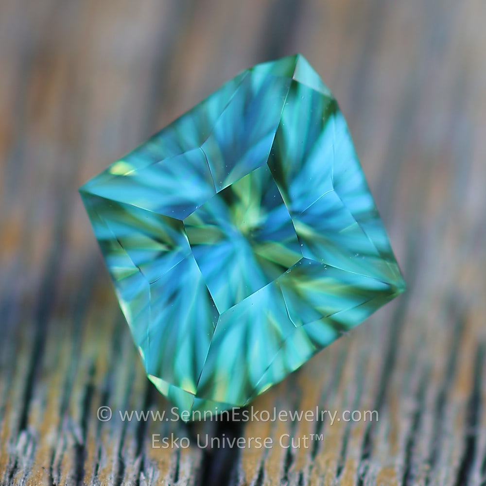 3.33 carat Light Green Tourmaline Octagon - 10.7x9.5mm - Esko Universe Cut ™