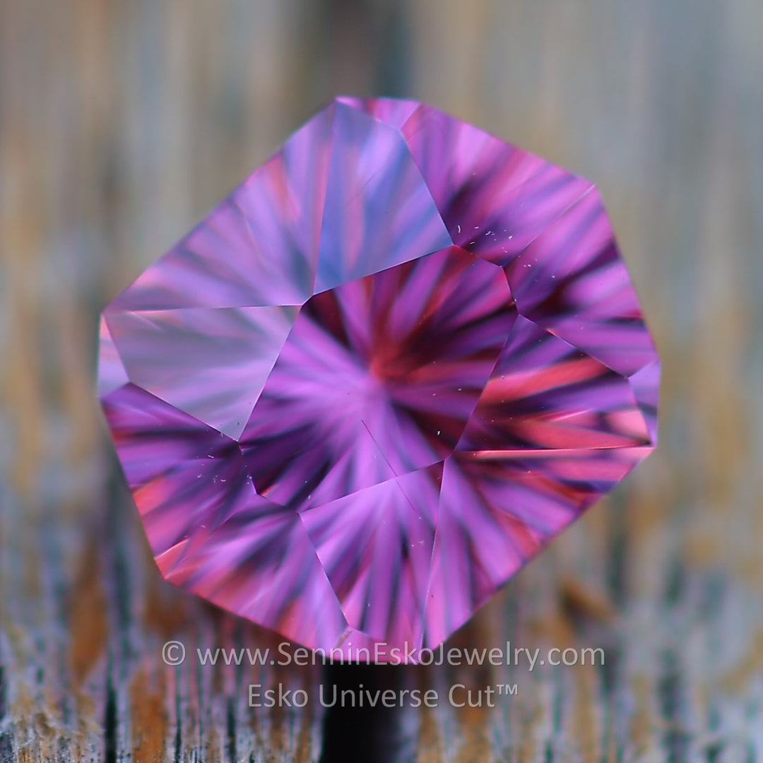 1.9 Carat Rosé Pink Garnet Hexagonal - 7.7x6.2mm - Esko Universe Cut ™