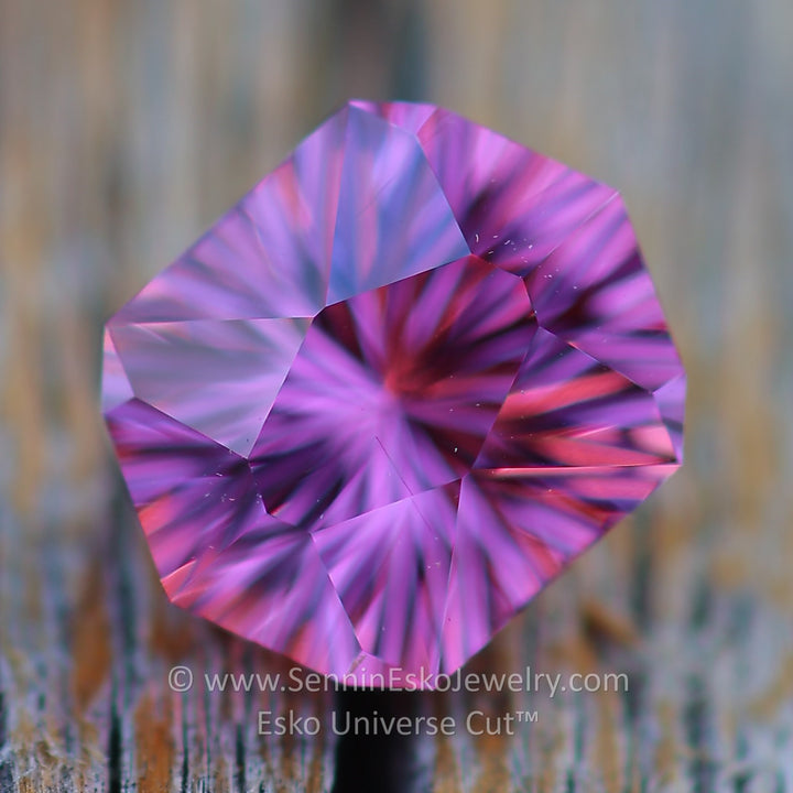 1.9 Carat Rosé Pink Garnet Hexagonal - 7.7x6.2mm - Esko Universe Cut ™