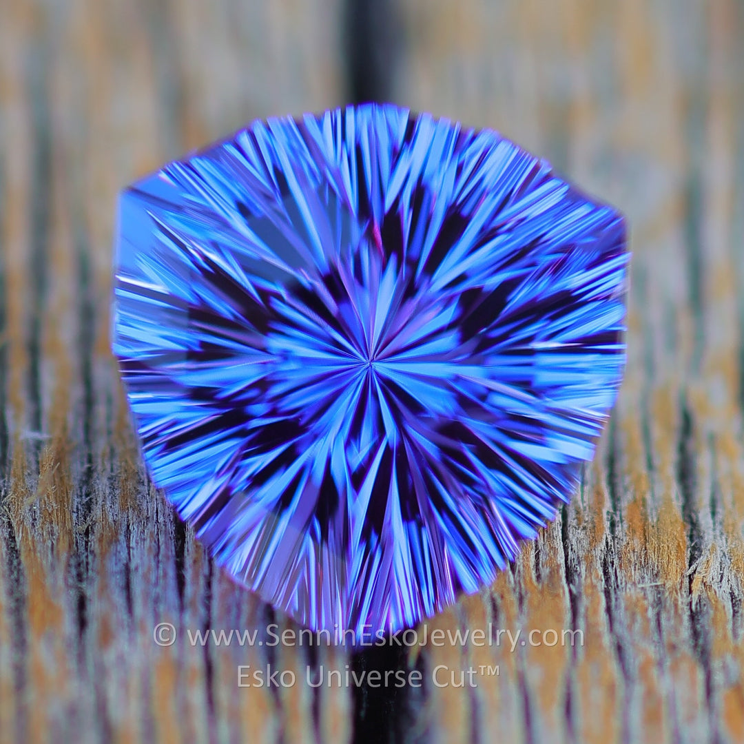 3 Carat Tanzanite Trillion - 9x8.4mm - Esko Universe Cut ™