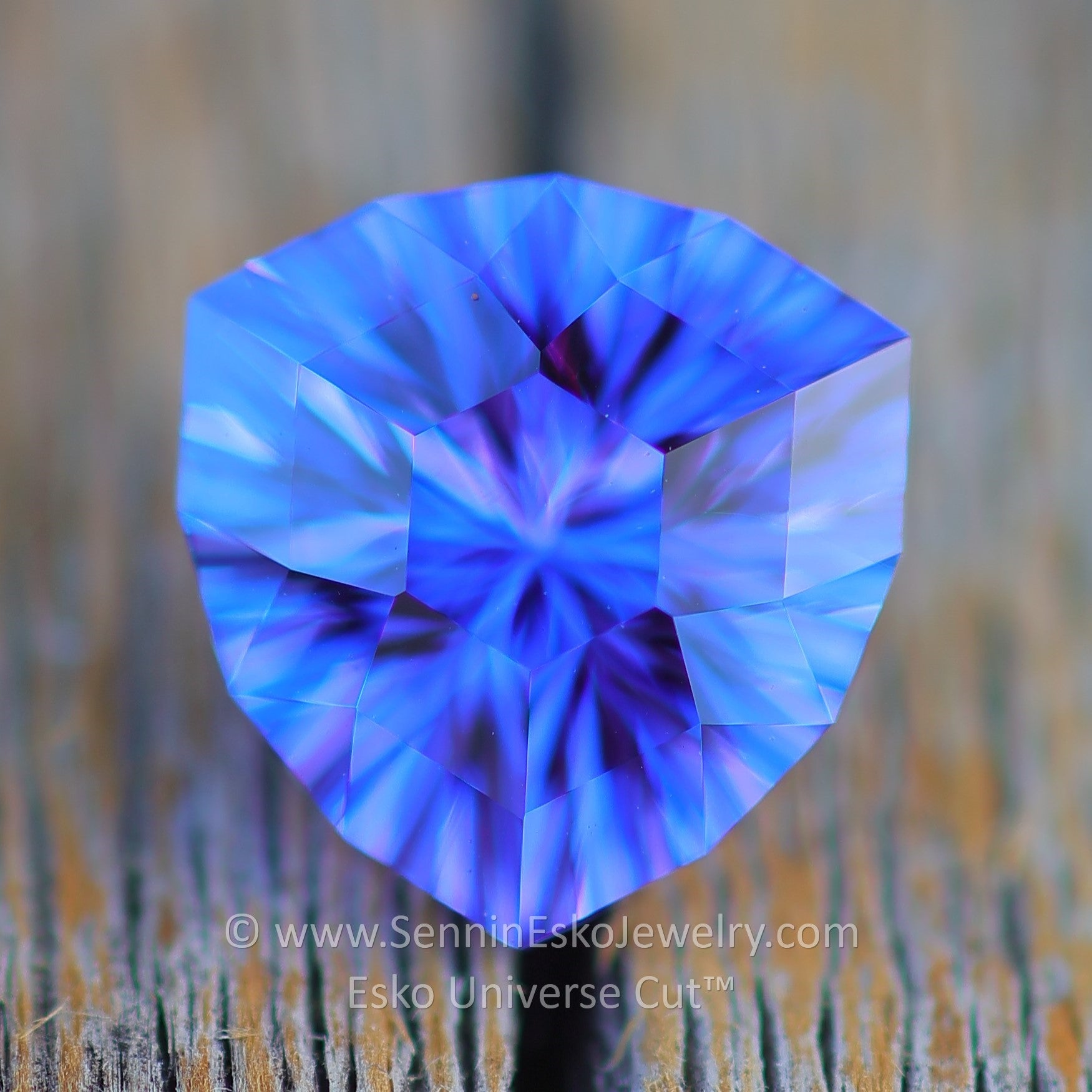 3 Carat Tanzanite Trillion - 9x8.4mm - Esko Universe Cut