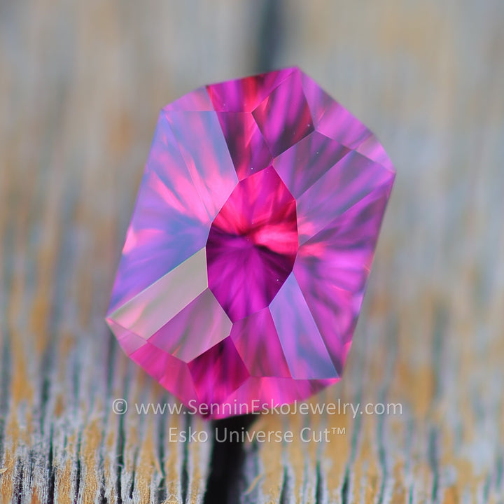 2.82 Carat Garnet Hexagonal Cushion - 9.6x6.4mm - Esko Universe Cut ™