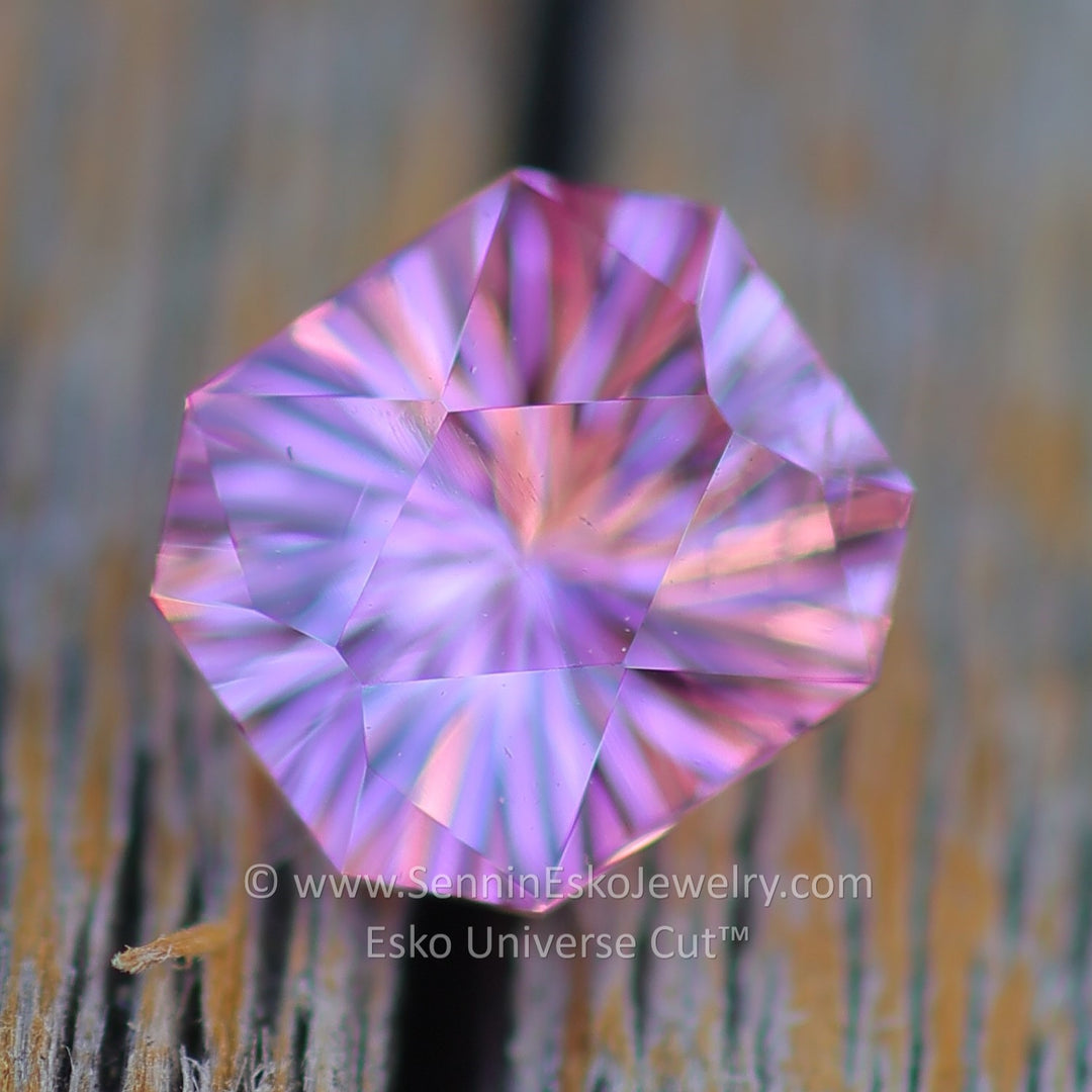 1.1 Carat Pink Tourmaline Octagon - 6.2x5.7mm - Esko Universe Cut ™