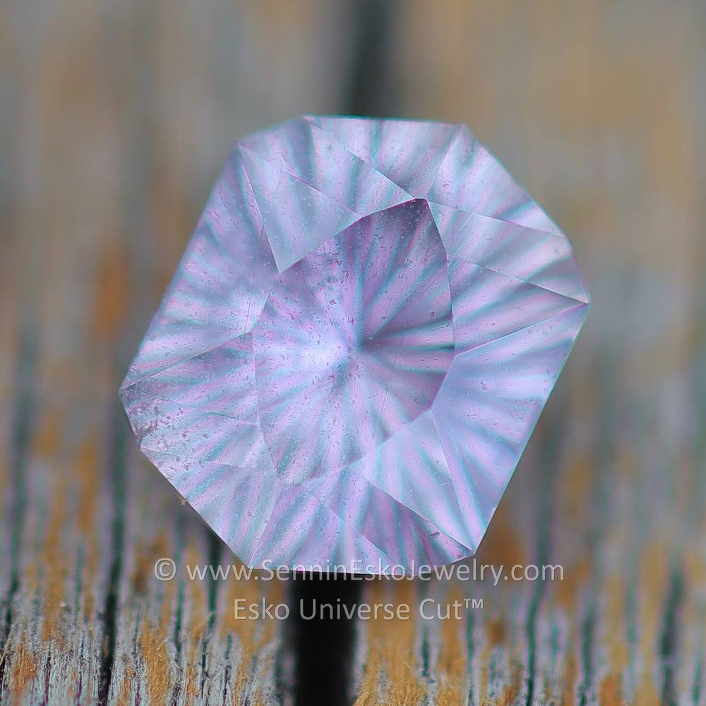1.7 Carat Lilac Sapphire Hexagonal Cushion - 7.5x5.9mm - Esko Universe Cut ™