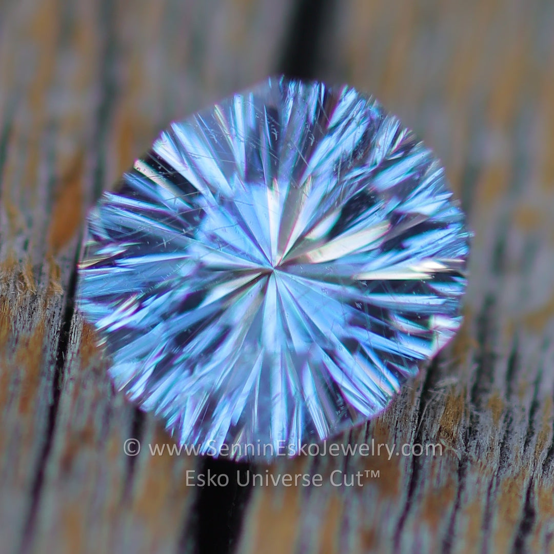 1.3 Carat Periwinkle Sapphire Cushion - 6.7x6.1mm - Esko Universe Cut ™