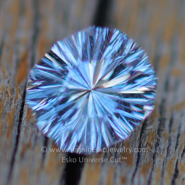 1.3 Carat Periwinkle Sapphire Cushion - 6.7x6.1mm - Esko Universe Cut ™