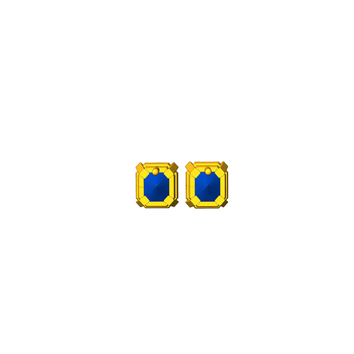 Custom Listing - Final Payment for Joe - Tanzanite Stud Earrings 14kt Yellow Gold
