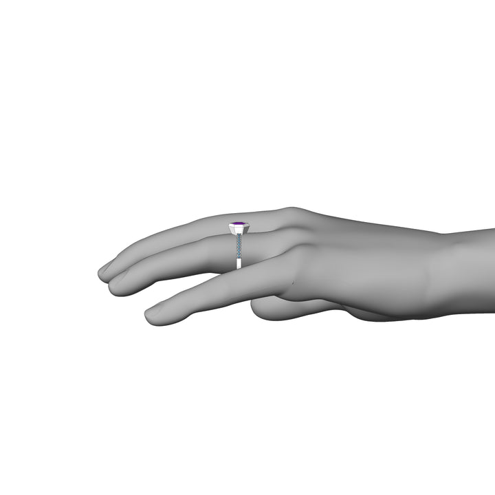 Custom Listing - Setting for 1 Carat Purple Sapphire