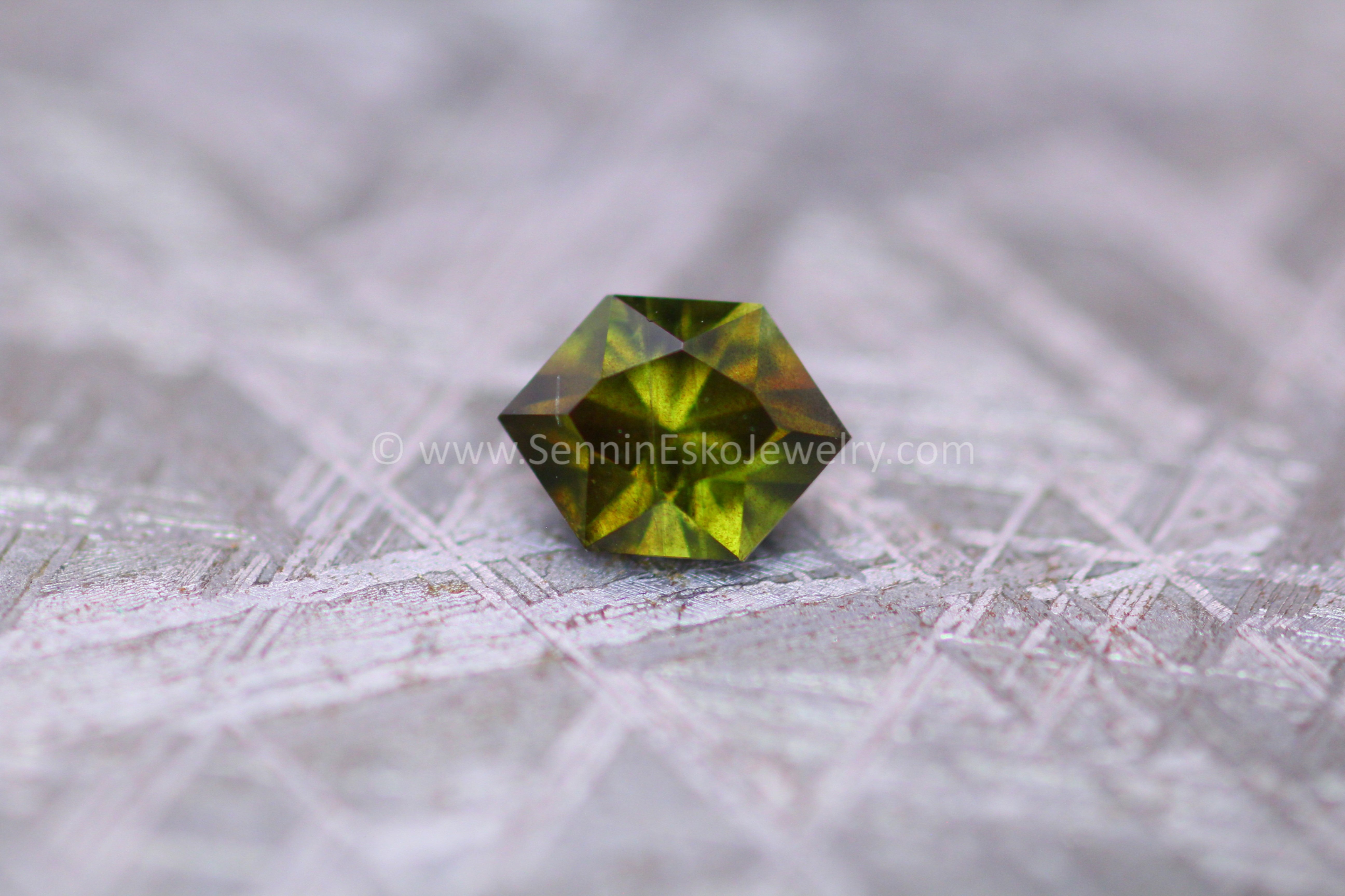 1.5 Carat Hazel Sapphire Hexagon - 7.8x5.8mm – Sennin Esko Jewelry