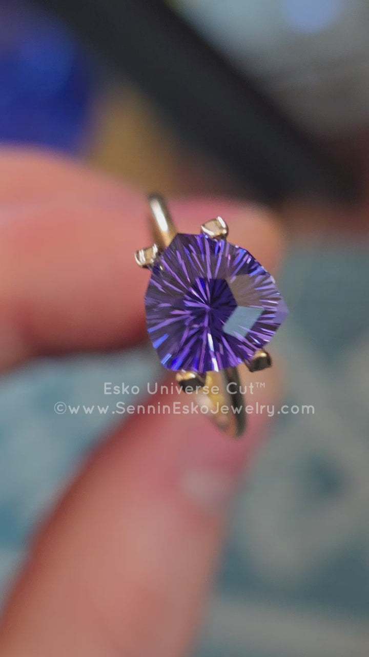 3 Carat Tanzanite Trillion - 9x8.4mm - Esko Universe Cut ™