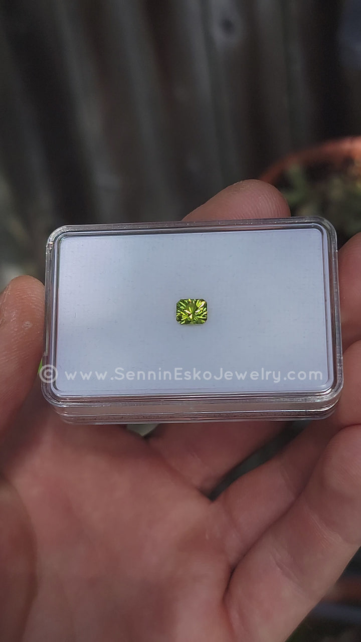 0.97 Carat Peridot Octagon - 5.9x5mm - Esko Universe Cut ™