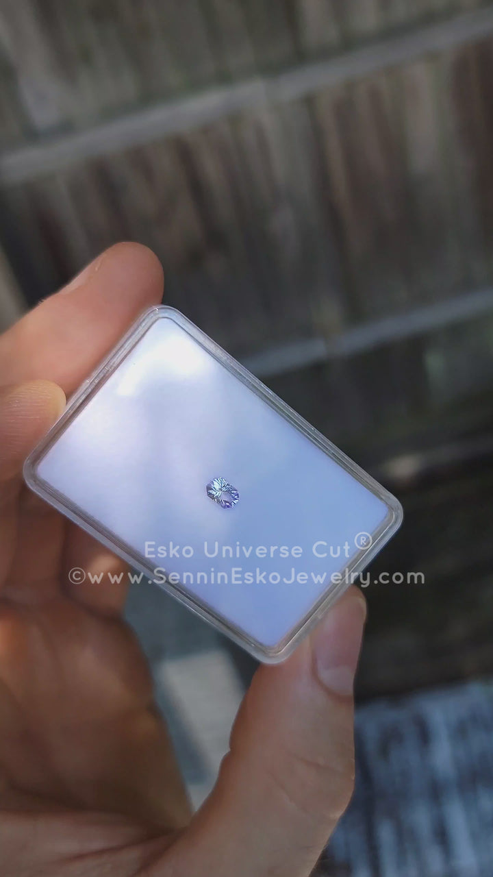 0.7 Carat Lilac Tanzanite Octagon - 5.8x3.9mm - Esko Universe Cut ®