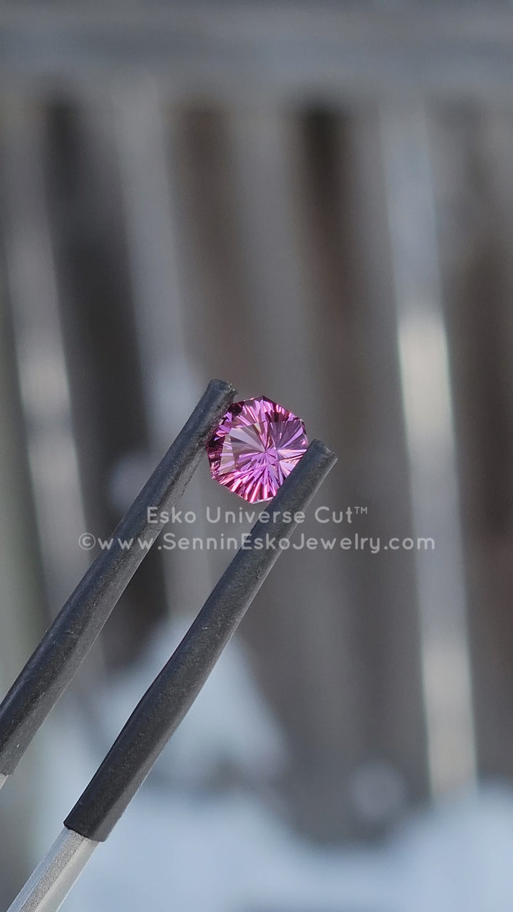 1.2 Carat Electric Pink Garnet Octagon - 6.2x5.8mm - Esko Universe Cut ™