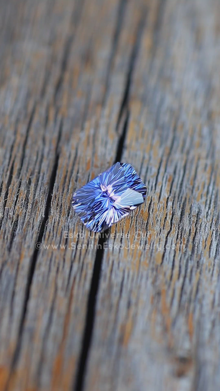 2.94 Carat Indigo Tanzanite Octagon - 9.3x6.2mm - Esko Universe Cut ™
