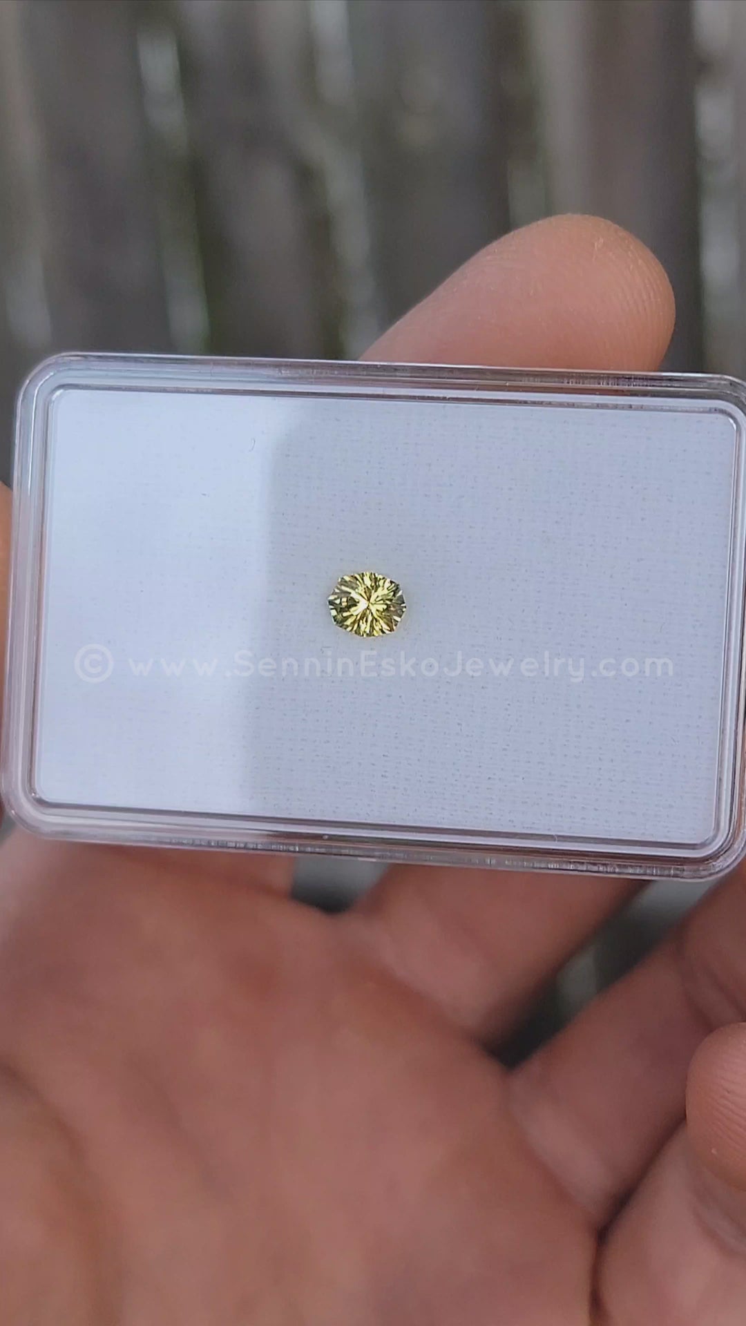 0.71 Carat Canary Yellow Sapphire - 5.8x4.9mm - Esko Universe Cut ™