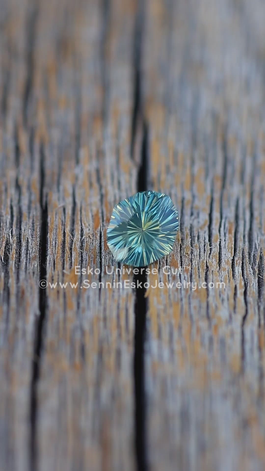 1.2 Carat Yellow/Green Opalescent Sapphire - 6.7x5.8mm - Esko Universe Cut ™