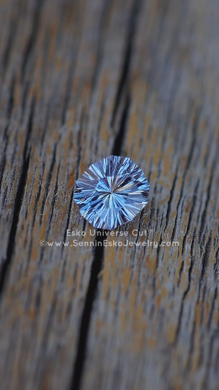 1.3 Carat Periwinkle Sapphire Cushion - 6.7x6.1mm - Esko Universe Cut ™