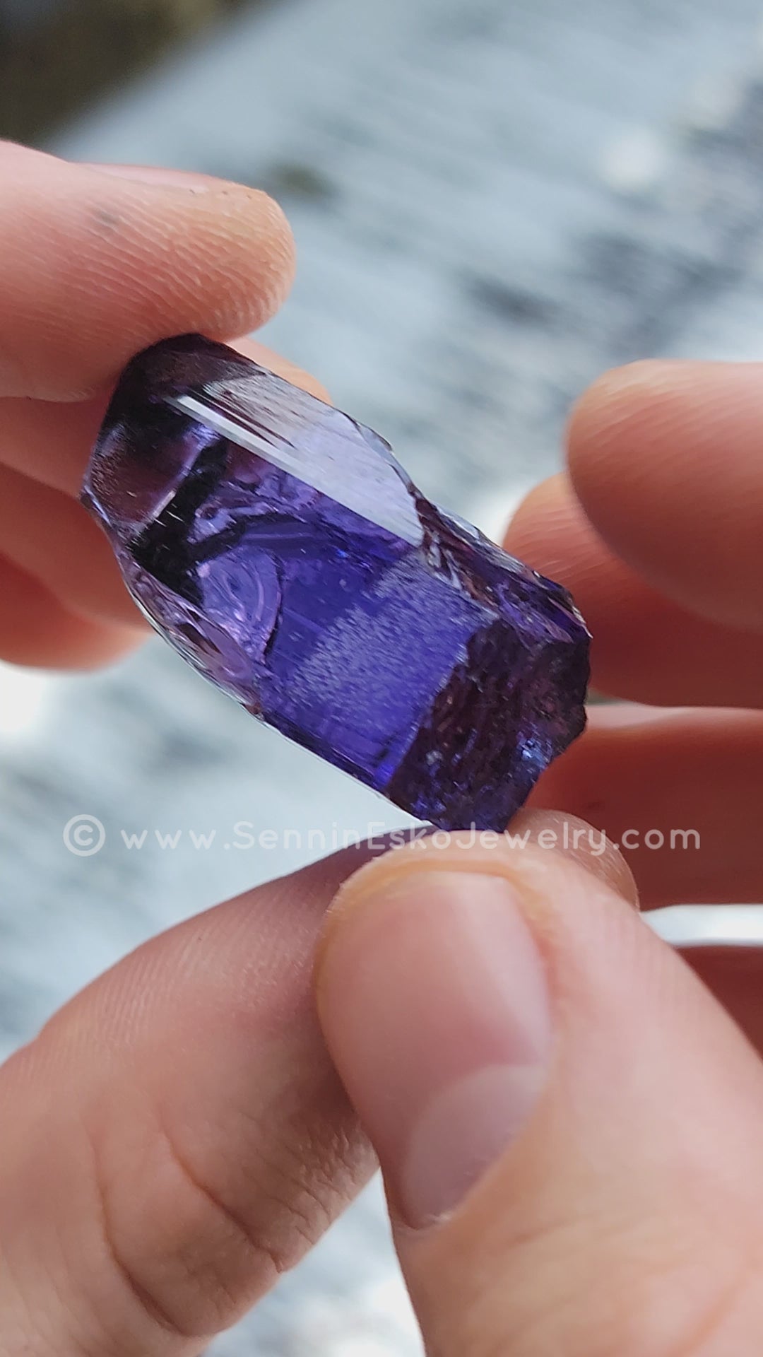 Private Listing - Custom Faceting for 120 carat Tanzanite Gem Rough